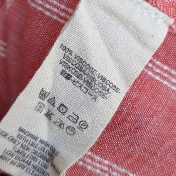 Free People Chambray Butterflies Midi Dress in Red - Picture 6 of 6